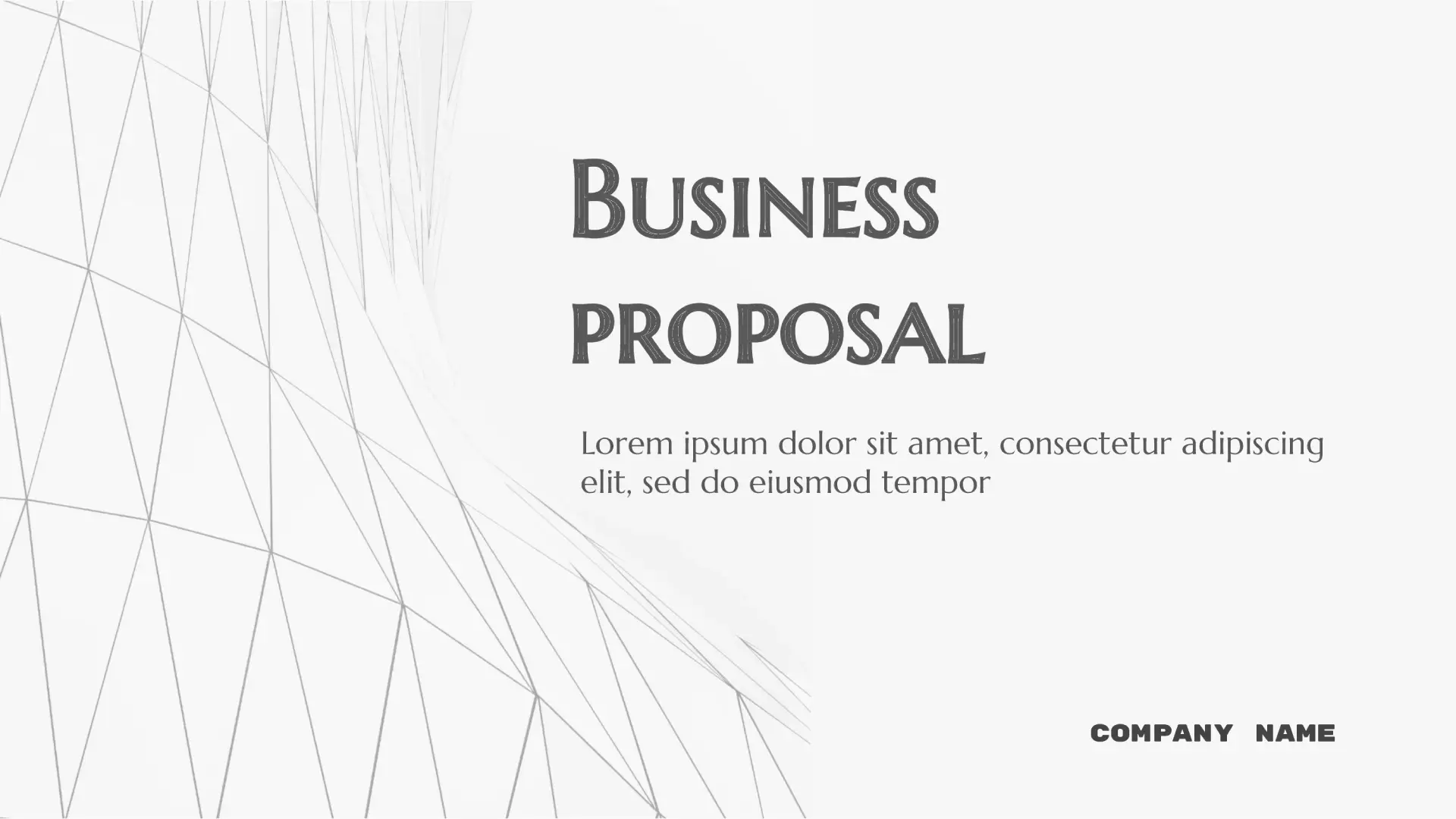 Business Proposal Template for Google Slides