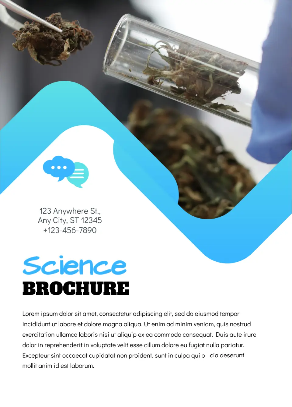 Science Brochure Template for Google Docs
